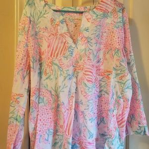 Lily Pulitzer tunic, excellent condition. XL